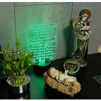 Das Vaterunser Led Lampe + 16 Farben Fernbedienung. Die Geschenkidee Das Vaterunser Led Lampe + 16 Farben Fernbedienung. Die Geschenkidee von LedTommy