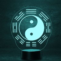Yin Yang Tao, Aufgehende Sonne, Yin-Yang-Symbol, China, Led Licht Individualisierbare Nachttischleuchte, Esoterik, Symbol, Religion Yin Yang Tao, Aufgehende Sonne, Yin-Yang-Symbol, China, Led Licht Individualisierbare Nachttischleuchte, Esoterik, Symbol, Religion von LedTommy