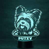 Yorkshire Terrier Led Hunde Deko, Hund Als Lampe, Nachtlich, Schlummerlicht Personalisiert Mit Namen, Geschenke Für Hundebesitzer Yorkshire Terrier Led Hunde Deko, Hund Als Lampe, Nachtlich, Schlummerlicht Personalisiert Mit Namen, Geschenke Für Hundebesitzer von LedTommy