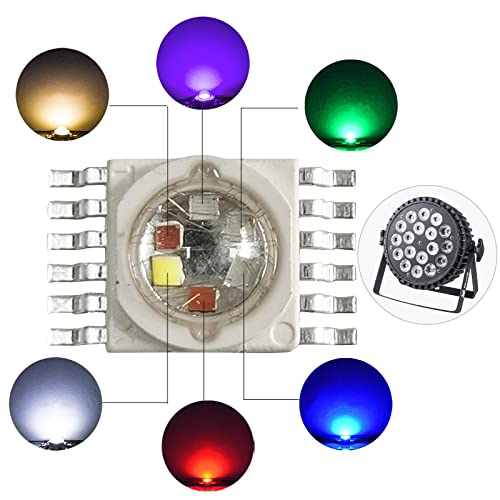 (20 Pack) 15W RGBWA + UV 6IN1 LED Beads, LED Chip, LED Lamp for LED Stage Lights von LedWekei