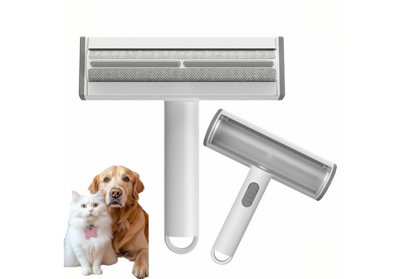 Ledander Fusselbürste Fusselroller für Hunde und Katzenhaare,Fellbürste Hundebürste, wiederverwendbare Fusselrolle für Sofa, Bett, Teppich, Kratzbaum Ledander Fusselbürste Fusselroller für Hunde und Katzenhaare,Fellbürste Hundebürste, wiederverwendbare Fusselrolle für Sofa, Bett, Teppich, Kratzbaum von Ledander