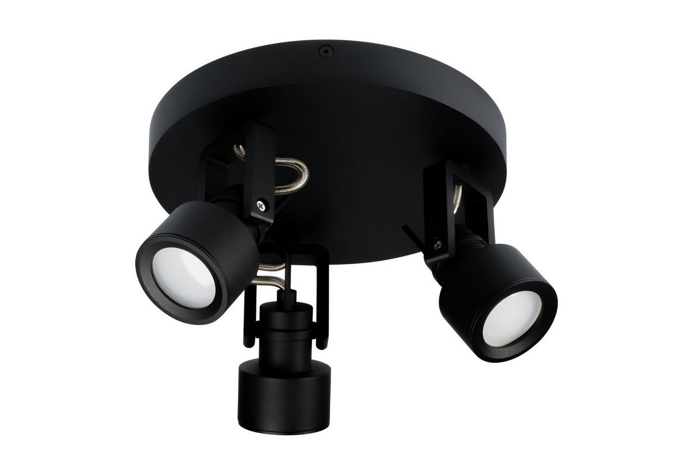 LEDANDO LED Deckenspots 3er Deckenstrahler Adnos - schwarz - für LED GU10 Leuchtmittel - Spots von Ledando