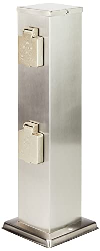 Ledar Steckdosenpfosten - Stockach stahl, Outdoor (4-fach) von Ledar