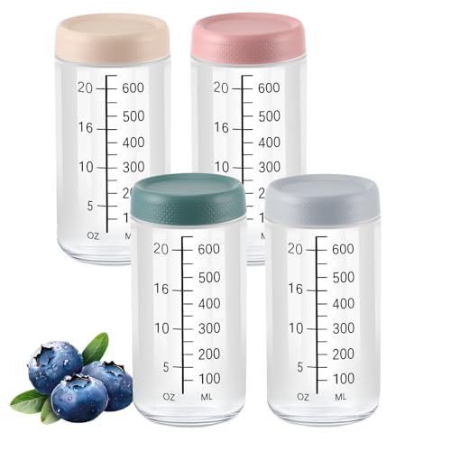 Ledebouk 4 Stück Meal Prep Gläser von Ledebouk