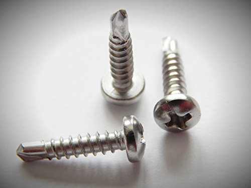 200 Stück Bohrschrauben 3,9x25 mm Edelstahl A2 mit Linsenkopf selbstschneidend DIN 7504 M-Z 200 Stück Bohrschrauben 3,9x25 mm Edelstahl A2 mit Linsenkopf selbstschneidend DIN 7504 M-Z von Lederer