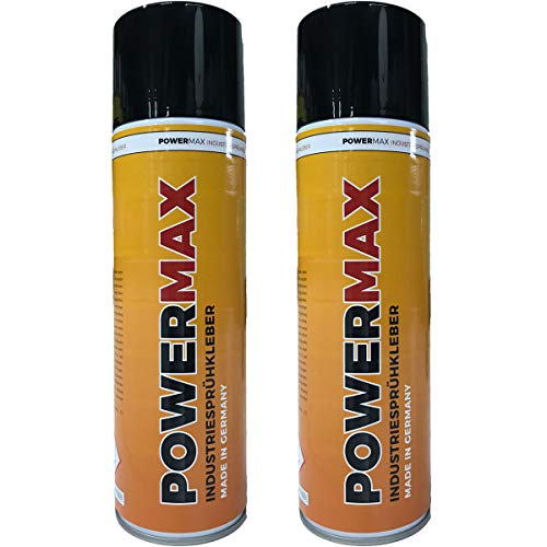 2 x POWERMAX Sprühkleber - Industriekleber - extra stark 500ml 2 x POWERMAX Sprühkleber - Industriekleber - extra stark 500ml von Lederkonzept