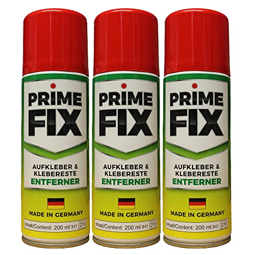 3 x Prime FIX Etikettenlöser, Aufkleber & Kleberreste Entferner 200ml 3 x Prime FIX Etikettenlöser, Aufkleber & Kleberreste Entferner 200ml von Lederkonzept