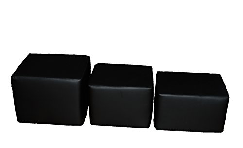 Lederkonzept Bandscheibenwürfel Stufenlagerungswürfel - Schwarzes Kunstleder - Größe wählbar Lederkonzept Bandscheibenwürfel Stufenlagerungswürfel - Schwarzes Kunstleder - Größe wählbar von Lederkonzept