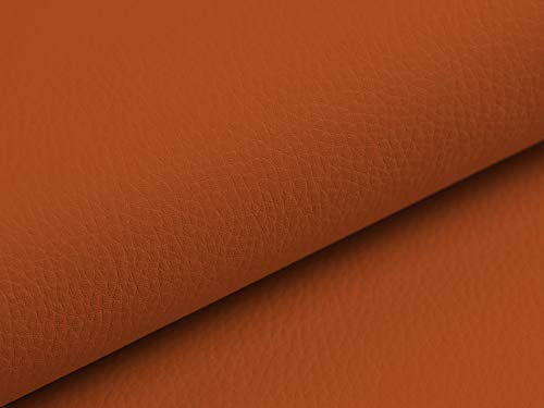 Lederkonzept Bootsleder Kunstleder Palma 5 Orange von Lederkonzept