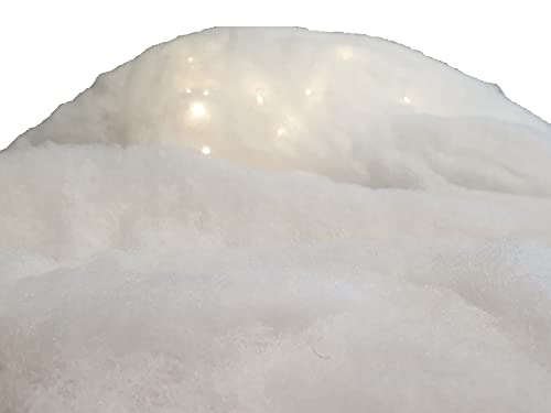 Lederkonzept Kunstschnee Matte Polsterwatte 100g/m², 1,50m x 1,50m, ca. 10 mm dick, Dekoschnee 100% Polyester, waschbar Lederkonzept Kunstschnee Matte Polsterwatte 100g/m², 1,50m x 1,50m, ca. 10 mm dick, Dekoschnee 100% Polyester, waschbar von Lederkonzept