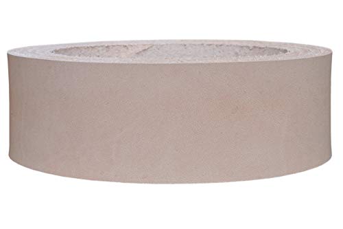 Lederriemen Blankleder natur, Punzierbar, Vollleder zum Färben und Punzieren, Farbe:natur 1.3-1.8mm dick, Größe:100cm lang x 2.5cm breit von Lederriemen.com