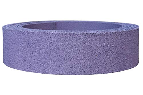 Lederriemen Rindsleder 'Velours', mittel-weiches Velourleder, Wildleder Riemen, Farbe:lavendel, Breite:2.5cm breit von Lederriemen.com