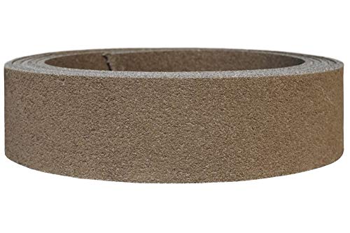 Lederriemen Rindsleder 'Velours', mittel-weiches Velourleder, Wildleder Riemen, Farbe:taupe, Breite:2.5cm breit von Lederriemen.com