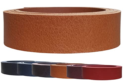 Vollrindleder Lederriemen 'New Jersey', Premium-Leder, 3,3mm dick, Soft-Leder, Farbe:cognac, Breite:4.5cm breit von Lederriemen.com