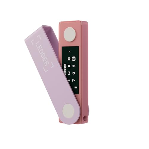 Ledger Nano X — Sichern und verwalten Sie Ihre Krypto und NFTs unterwegs mit unserer Bluetooth-fähigen Hardware-Wallet. (Pastellpink) von Ledger