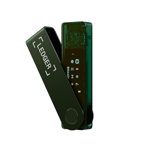 Ledger Nano X — Sichern und verwalten Sie Ihre Krypto und NFTs unterwegs mit unserer Bluetooth-fähigen Hardware-Wallet. (Smaragdgrün) von Ledger