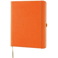 Lediberg Notizbuch LED Notizbuch A4 kar. orange ca. DIN A4 kariert orange von Lediberg