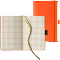 Lediberg Notizbuch Tucson ca. DIN A5 kariert, orange Hardcover 240 Seiten von Lediberg