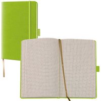 Lediberg Notizbuch Tucson ca. DIN A6 kariert, lemongreen Hardcover 192 Seiten von Lediberg