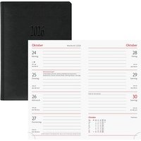 Lediberg Taschenkalender Wochenplaner 2026 schwarz von Lediberg