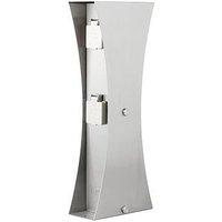 Edelstahl Steckdosensäule außen 4-fach 46cm IP44 Edelstahl Steckdosensäule außen 4-fach 46cm IP44 von Ledino