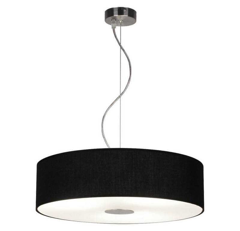 Ledino Deckenleuchte, Leuchtmittel nicht inklusive, Textil Schirm Decken Pendel Lampe Wohn Ess Zimmer Beleuchtung von Ledino