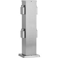 Outdoor Steckdosensäule Edelstahl 4-fach IP44 39cm von Ledino