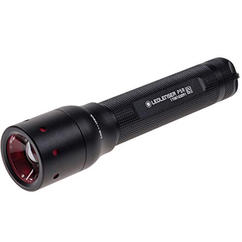 LED Lenser P5R Kleine LED-Taschenlampe, Schwarz, Aluminium, IPX4, 1 x LED-Lampe von Ledlenser