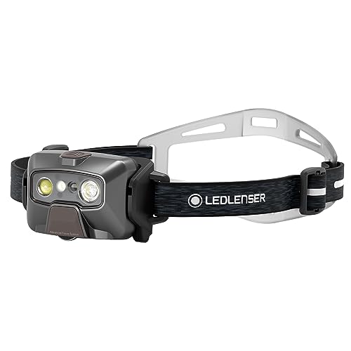 Ledlenser HF6R Signature Stirnlampe Led wiederaufladbar | LED Kopflampe 1000 Lumen | Adventure Headlights mit RGB Licht | Outdoor Stirnleuchte | Headlamp | wasserdichte Kopftaschenlampe IP68 von Ledlenser