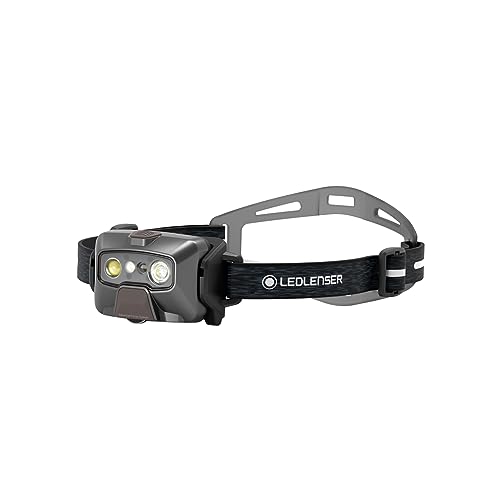 Ledlenser HF6R Signature Stirnlampe Led wiederaufladbar | LED Kopflampe 1000 Lumen | Adventure Headlights mit RGB Licht | Outdoor Stirnleuchte | Headlamp | wasserdichte Kopftaschenlampe IP68 von Ledlenser