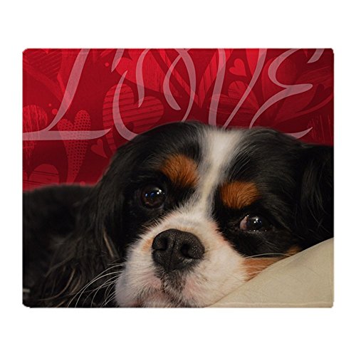 Fleecedecke Cavalier King Charles Spaniel Liebe Überwurf Decke Universale Sofadecke Leichte Decke Für Camping,Geschenke,Bett 60"x80" von Ledong Nixile Trading Co., Lt