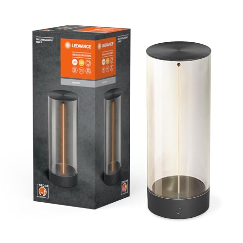 LEDVANCE Auffällige Leuchten mit magnetischem Floating Filament Design, Dimmfunktion über Touch-Technologie, 2700K, 1,2W, 100 Lumen, Lebensdauer: bis zu 15.000 h, IP20, Single-pack von Ledvance