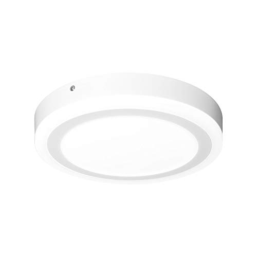 LEDVANCE Dekorative LED Wand- und Deckenleuchte, Lichtkomponenten unabhängig dimmbar und steuerbar per Wandschalter-Klick, 18W, Warmweiß (3000K), Rund (300mm Durchmesser), LED CLICK + WHITE von Ledvance