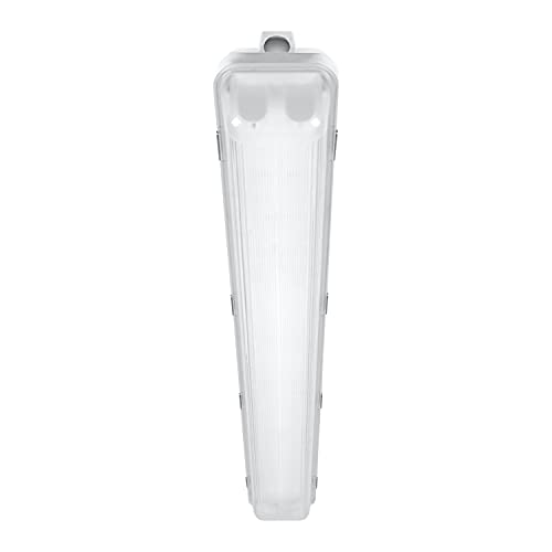 LEDVANCE Feuchtraumleuchte LED: für Decke, G13, DAMP PROOF HOUSING, 220…240 V, Gehäusematerial: Polycarbonat (PC), IP65, 1-er-Pack von Ledvance