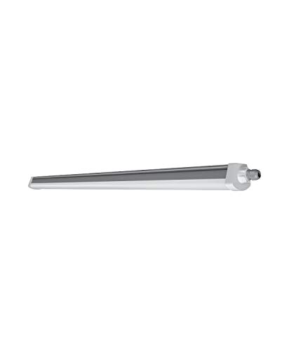 LEDVANCE Feuchtraumleuchte LED: für Decke/Wand, DAMP PROOF COMPACT IP66, 23 W, 220…240 V, Ausstrahlungswinkel: 120, Cool White, 4000 K, Gehäusematerial: Polycarbonat (PC), IP66, 1-er-Pack von Ledvance