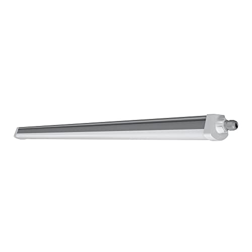 LEDVANCE Feuchtraumleuchte LED: für Decke/Wand, DAMP PROOF COMPACT IP66, 44 W, 220…240 V, Ausstrahlungswinkel: 120, Cool White, 4000 K, Gehäusematerial: Polycarbonat (PC), IP66, 1-er-Pack von Ledvance