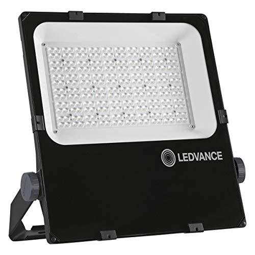 LEDVANCE Fluter LED: für Wand/Mast/Boden/Decke, FLOODLIGHT PERFORMANCE ASYM 45x140, 200 W, 220…240 V, Cool White, 4000 K, Gehäusematerial: Aluminium, IP66, 1-er-Pack von Ledvance