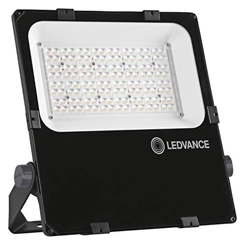 LEDVANCE Fluter LED: für Wand/Mast/Boden/Decke, FLOODLIGHT PERFORMANCE ASYM 55x110, 100 W, 220…240 V, Warm White, 3000 K, Gehäusematerial: Aluminium, IP66, 1-er-Pack von Ledvance