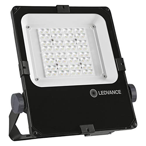 LEDVANCE Fluter LED: für Wand/Mast/Boden/Decke, FLOODLIGHT PERFORMANCE ASYM 55x110, 50 W, 220…240 V, Warm White, 3000 K, Gehäusematerial: Aluminium, IP66, 1-er-Pack von Ledvance