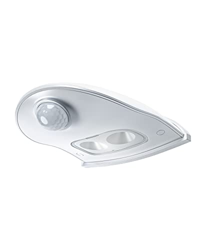 Ledvance LED Batteriebetriebene Leuchte, Leuchte für Außenanwendungen, Bewegungssensor, Tag-Nacht-Sensor, Kaltweiß, 102,5 mm x 92,4 mm x 36,5 mm, Door LED Down von Ledvance