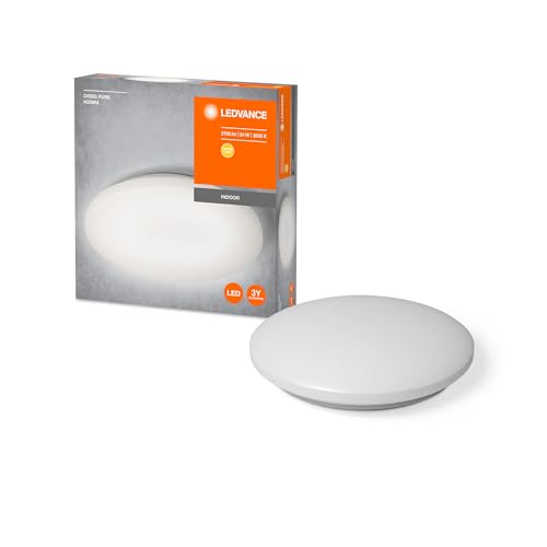 LEDVANCE LED Deckenleuchte Metall weiß, 21W, 1500LM, 3000K, 400mm, Wandleuchte und Deckenlampe ORBIS Pure, Warmweiß LEDVANCE LED Deckenleuchte Metall weiß, 21W, 1500LM, 3000K, 400mm, Wandleuchte und Deckenlampe ORBIS Pure, Warmweiß von LEDVANCE