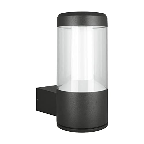 LEDVANCE LED Fassadenleuchte | Leuchte für Außenanwendungen | Warmweiß | 176,0 mm x 110,0 mm x 240,0 mm | OUTDOOR FACADE LANTERN von Ledvance