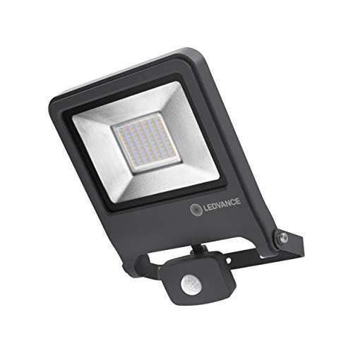 Ledvance LED Fluter, Leuchte für Außenanwendungen, Kaltweiß, Integrierter Tageslicht- und Bewegungssensor, Endura Flood Sensor von Ledvance