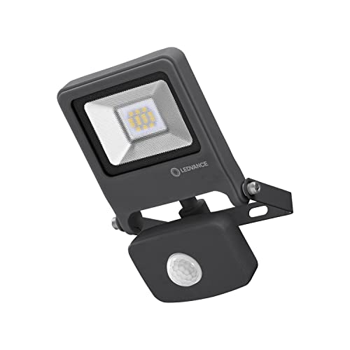LEDVANCE LED Fluter, Leuchte für Außenanwendungen, integrierter Bewegungssensor, Kaltweiß, 125,0 mm x 101,0 mm x 29,0 mm, ENDURA FLOOD von LEDVANCE