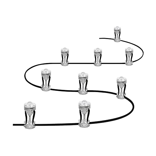 LEDVANCE LED Gartenleuchte, LED Lichterkette mit 9 LED Dots für Außen, Basispaket, Warmweiß (3000K), 6W, ENDURA GARDEN DOT 9P von LEDVANCE