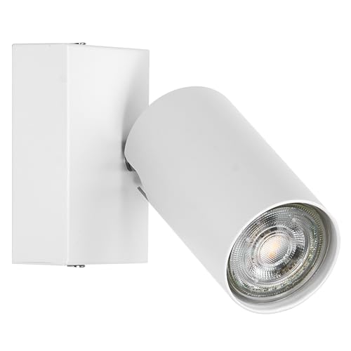 LEDVANCE LED SPOT OCTAGON 1 x 3,4W, GU10, 230lm, weiß, 2.700K Farbtemperatur, warmweiße Lichtfarbe, zeitloses Design, austauschbare LED-Lampe, ideal für Innenräume, CRI 90, verstellbare Köpfe, dimmbar von Ledvance