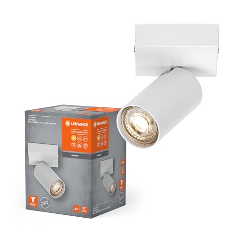 LEDVANCE LED SPOT OCTAGON 1 x 3,4W, GU10, 230lm, weiß, 2.700K Farbtemperatur, warmweiße Lichtfarbe, zeitloses Design, austauschbare LED-Lampe, ideal für Innenräume, CRI 90, verstellbare Köpfe, dimmbar LEDVANCE LED SPOT OCTAGON 1 x 3,4W, GU10, 230lm, weiß, 2.700K Farbtemperatur, warmweiße Lichtfarbe, zeitloses Design, austauschbare LED-Lampe, ideal für Innenräume, CRI 90, verstellbare Köpfe, dimmbar von LEDVANCE