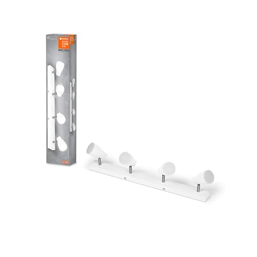 LEDVANCE LED SPOT PEAR Deckenanbau-Spot 600mm, weiß, 17,2W, 840lm, bietet gerichtetes Licht mit warmweißer Lichtfarbe, mit flexiblem GU10-Strahler, GU10-Lampe enthalten, IP20 Schutzklasse, 2700K LEDVANCE LED SPOT PEAR Deckenanbau-Spot 600mm, weiß, 17,2W, 840lm, bietet gerichtetes Licht mit warmweißer Lichtfarbe, mit flexiblem GU10-Strahler, GU10-Lampe enthalten, IP20 Schutzklasse, 2700K von LEDVANCE