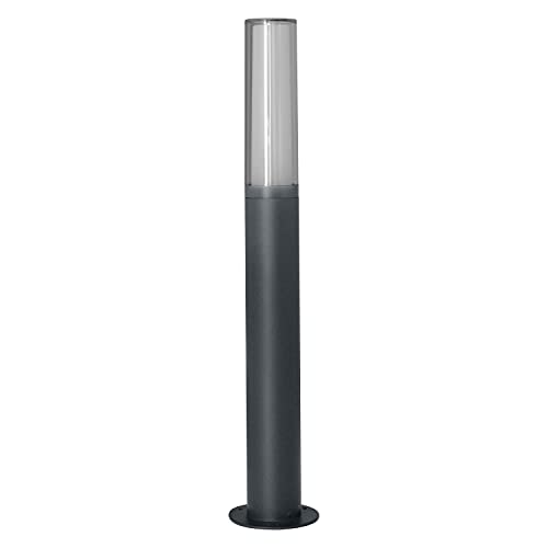 LEDVANCE LED Stehleuchte und Wegeleuchte, Design Leuchte in Fackeloptik für Außen, Warmweiß (3000K), aus dunkelgrauem Aluminium, 60cm Höhe, ENDURA STYLE LANTERN FLARE von Ledvance