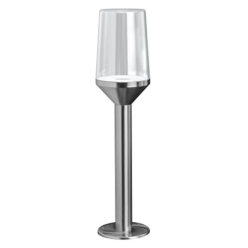 LEDVANCE LED Stehleuchte und Wegeleuchte für E27 Leuchtmittel, Design Leuchte in Kelchoptik für Außen, 50cm Höhe, Edelstahl, ENDURA CLASSIC CALICE 50CM E27 von LEDVANCE